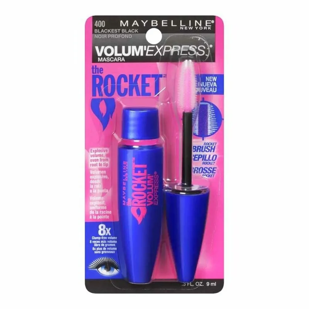 Maybelline The Rocket Volume Express Mascara Clump Free Rubber Bristle Brush